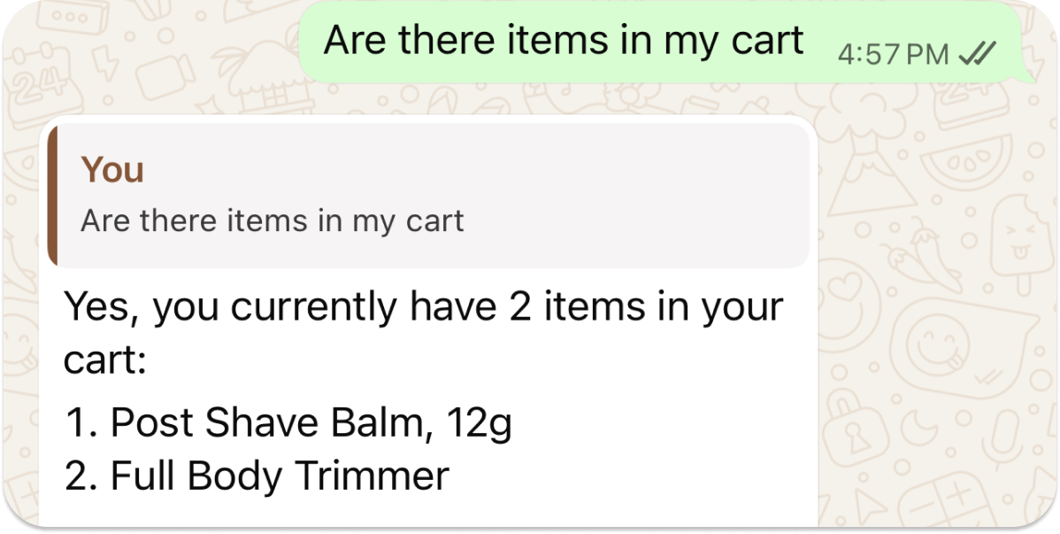 Order tracking and management interface