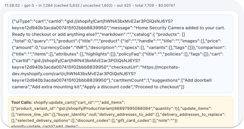 Auditability and decision transparency for AI agents